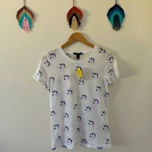 Forever 21 new unicorn tee shirt